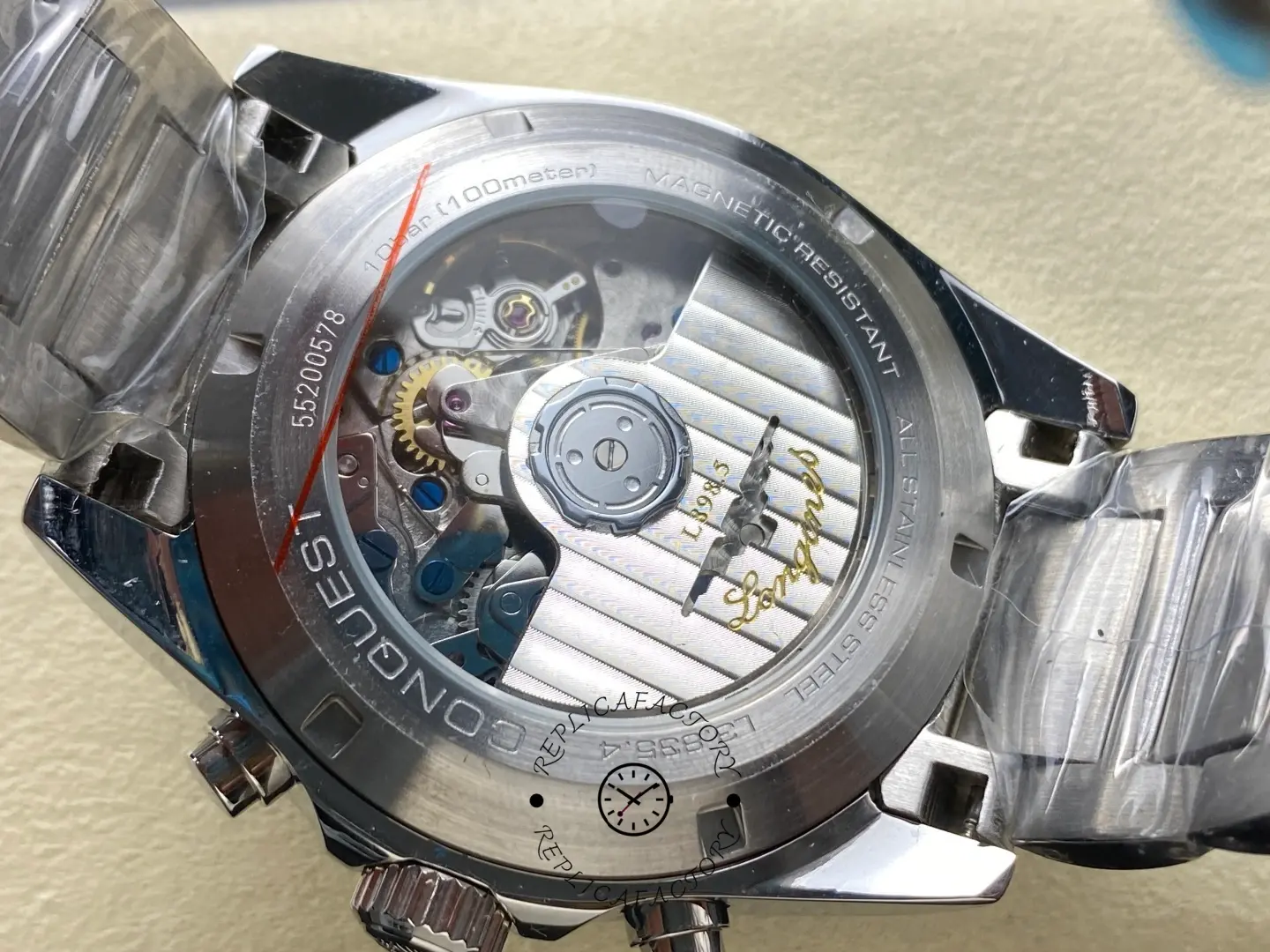 Longines Conquest 1:1 Clone Ski Edition Ceramic L3.836.4.52.9 Grey 42 Chronograph
