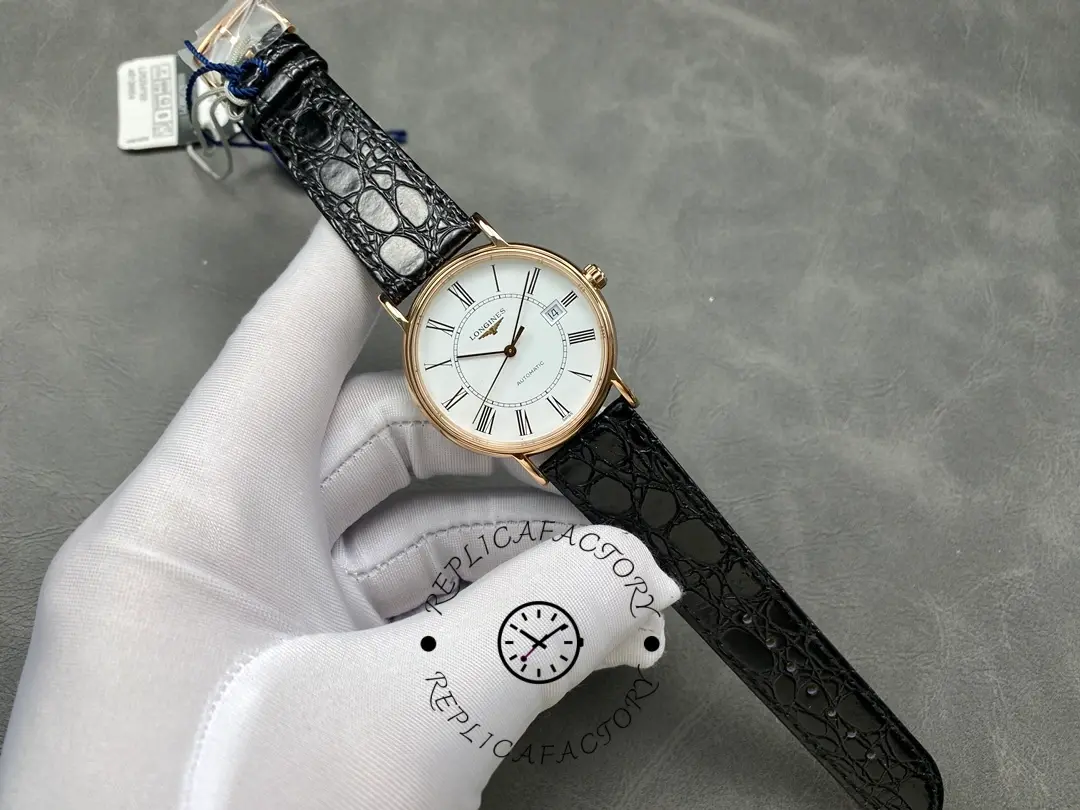 1:1 Clone Longines L4.787.8.11.4 Elegant Collection Classic Automatic Rose Gold