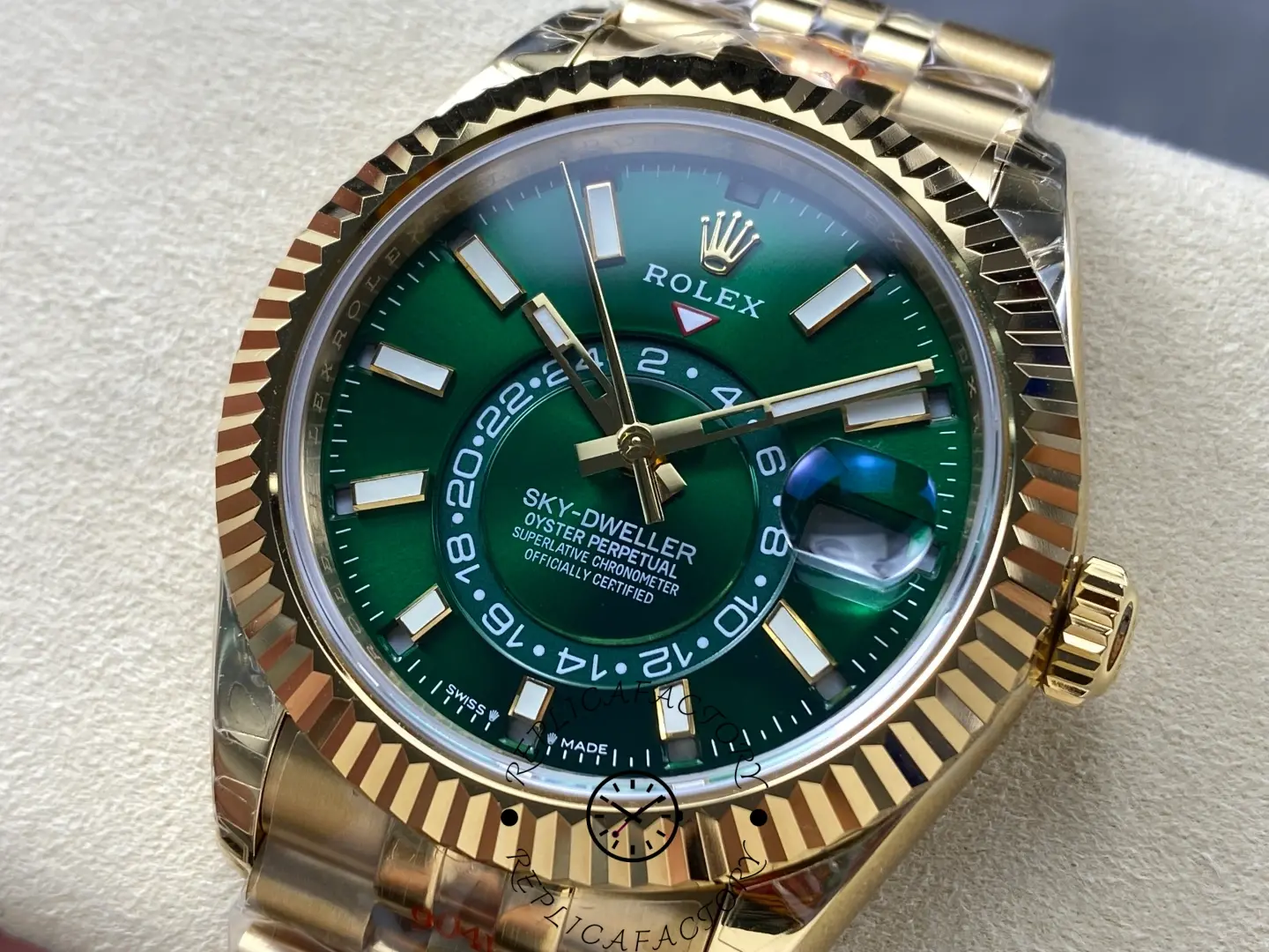 2025 Rolex Sky-Dweller m336938-0008 1:1 Clone Green Dial