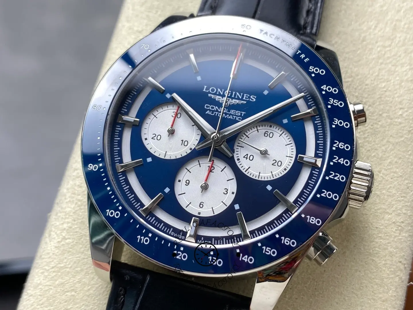 Longines L3.835.4.91.2 Conquest Replica Blue Dial Men's Watch
