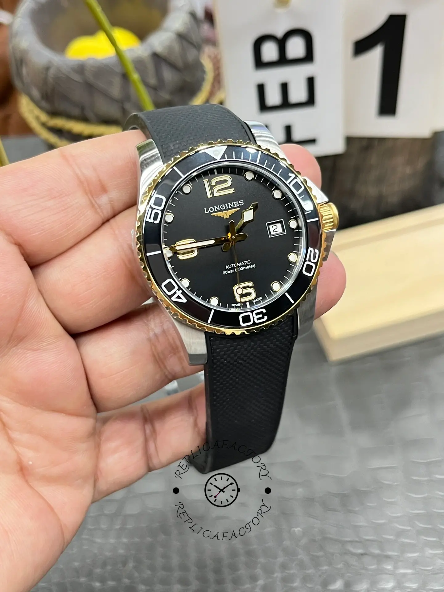 1:1 Clone Longines L3.781.3.56.9 HydroConquest Two-Tone Automatic 41MM