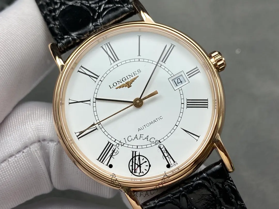 1:1 Clone Longines L4.787.8.11.4 Elegant Collection Classic Automatic Rose Gold