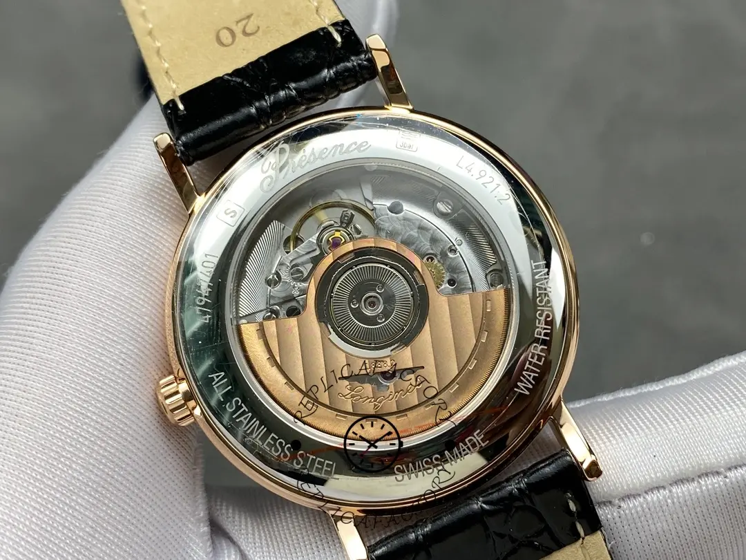 1:1 Clone Longines L4.787.8.11.4 Elegant Collection Classic Automatic Rose Gold