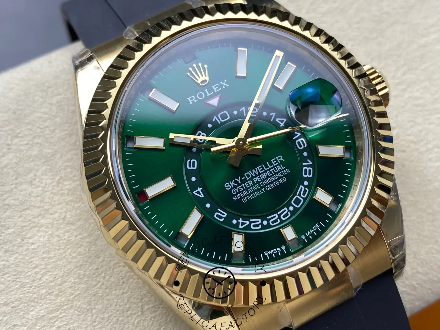 2025 Rolex Sky-Dweller 336238-0004 1:1 Clone Green Dial
