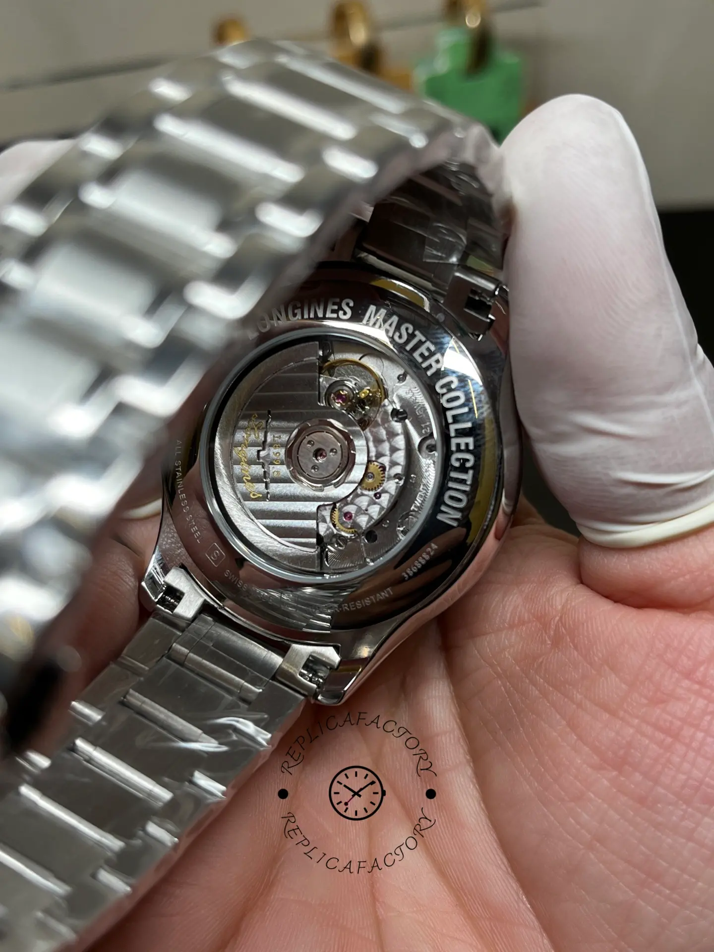 Longines L2.919.4.51.6 Master Collection 42 Moonphase Replica Black Roman