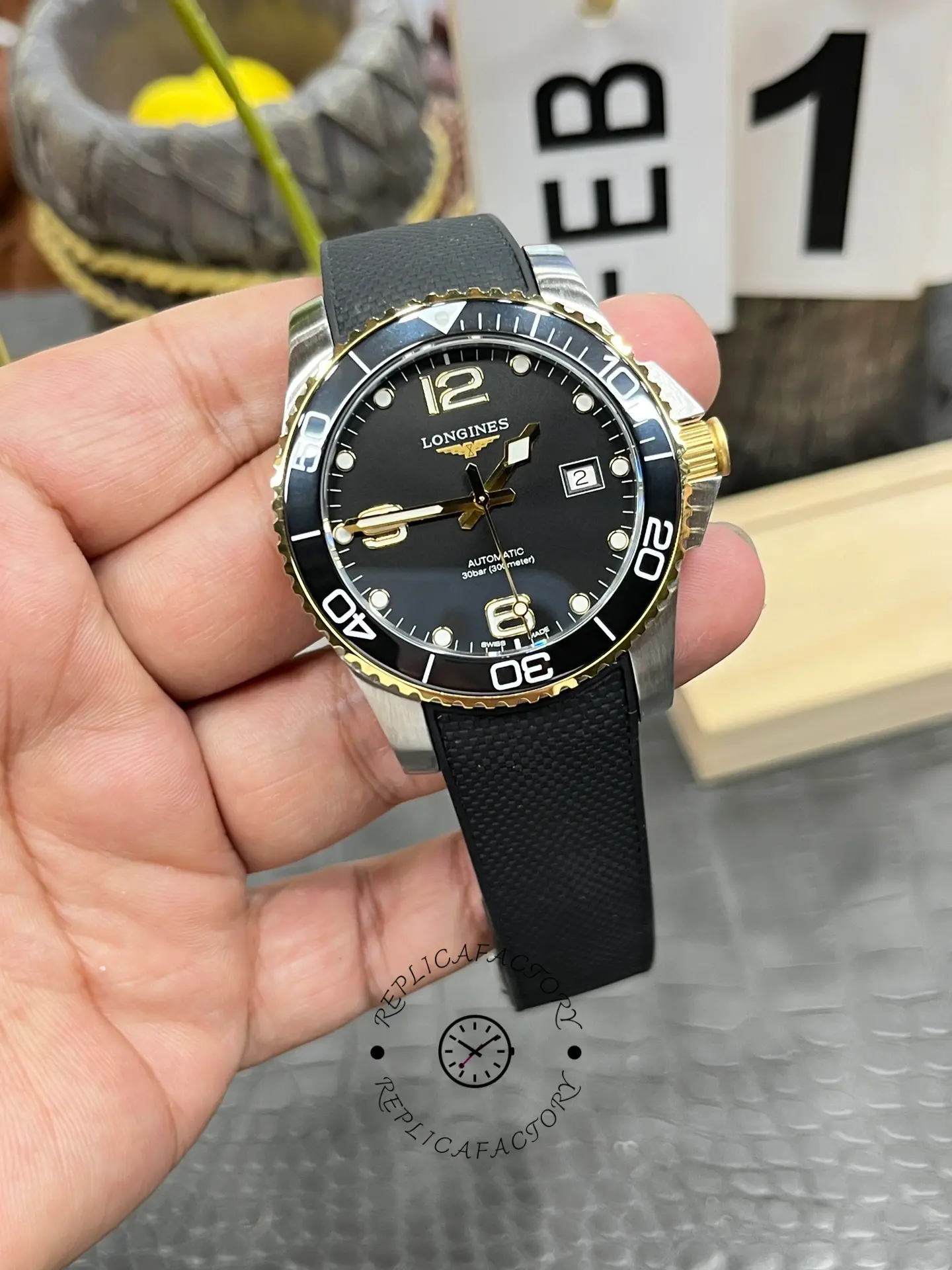 1:1 Clone Longines L3.781.3.56.9 HydroConquest Two-Tone Automatic 41MM