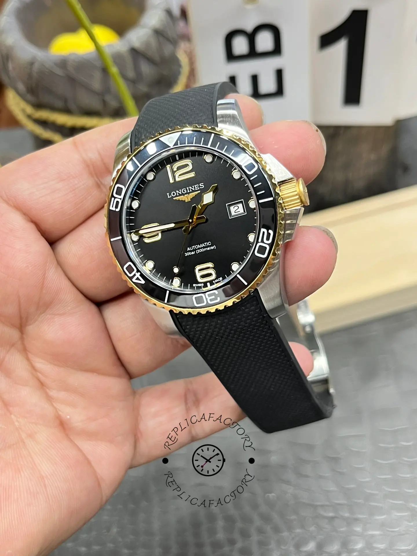 1:1 Clone Longines L3.781.3.56.9 HydroConquest Two-Tone Automatic 41MM