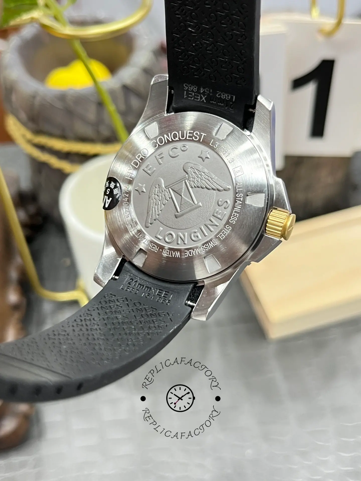 1:1 Clone Longines L3.781.3.56.9 HydroConquest Two-Tone Automatic 41MM
