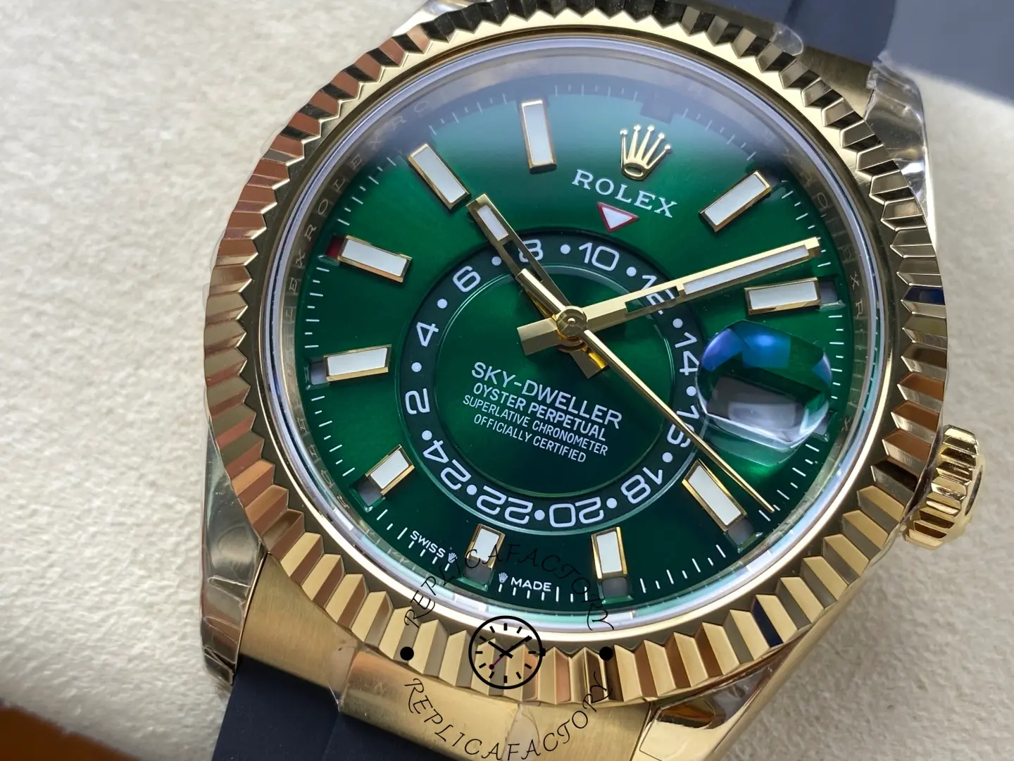 2025 Rolex Sky-Dweller 336238-0004 1:1 Clone Green Dial