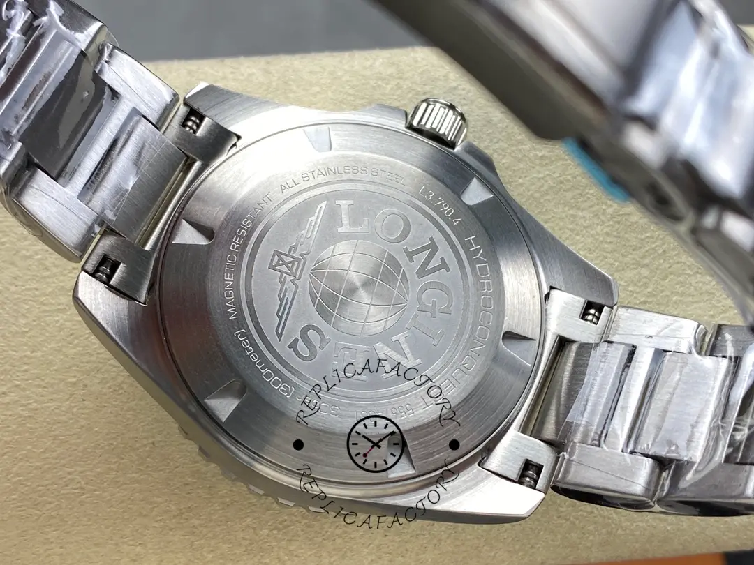 Longines HydroConquest GMT 41 Blue Dial L3.790.4.96.6 1:1 Clone Ceramic Bezel