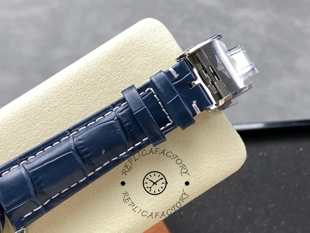 Longines Master Collection 42 Chronograph L2.673.4.92.0 1:1 Clone Blue Strap