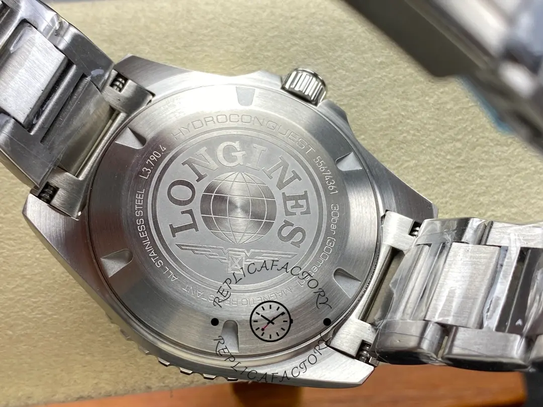 Longines HydroConquest GMT 41 Steel L3.790.4.56.6 Replica Ceramic Bezel