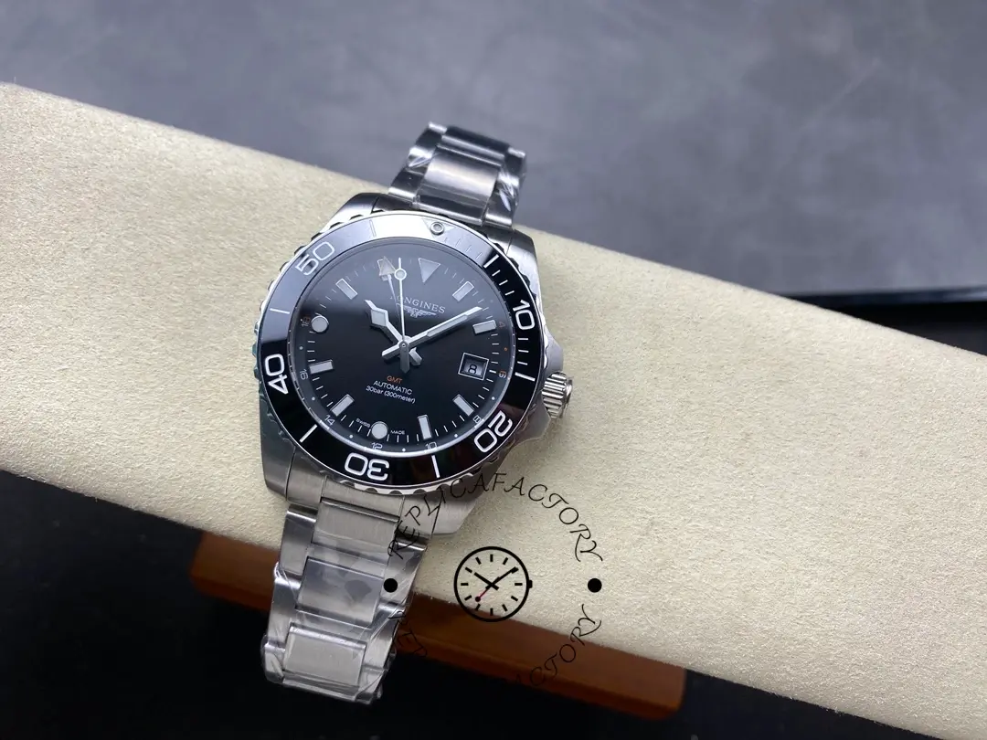 Longines HydroConquest GMT 41 Steel L3.790.4.56.6 Replica Ceramic Bezel