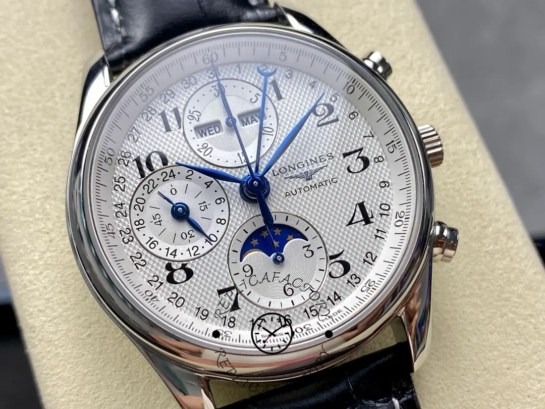 Longines L2.673.4.78.3 Master Collection Replica Moonphase Chronograph Arabic 40