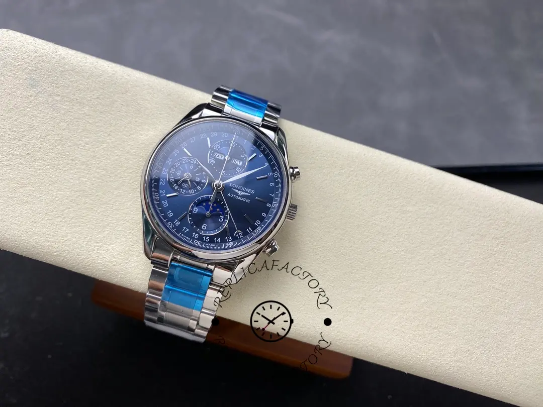 Longines L2.673.4.92.6 Master Collection 40 Stainless Steel 1:1 Clone Blue Dial