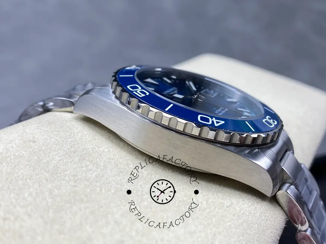 Longines HydroConquest GMT 41 Blue Dial L3.790.4.96.6 1:1 Clone Ceramic Bezel