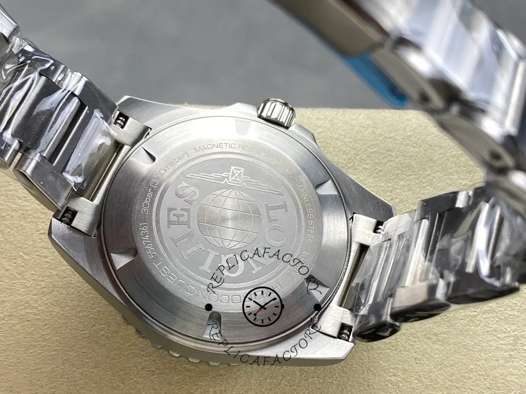Longines L3.790.4.06.6 HydroConquest GMT 41 Green Dial 1:1 Clone Dive Watch