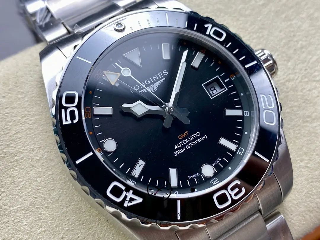 Longines HydroConquest GMT 41 Steel L3.790.4.56.6 Replica Ceramic Bezel