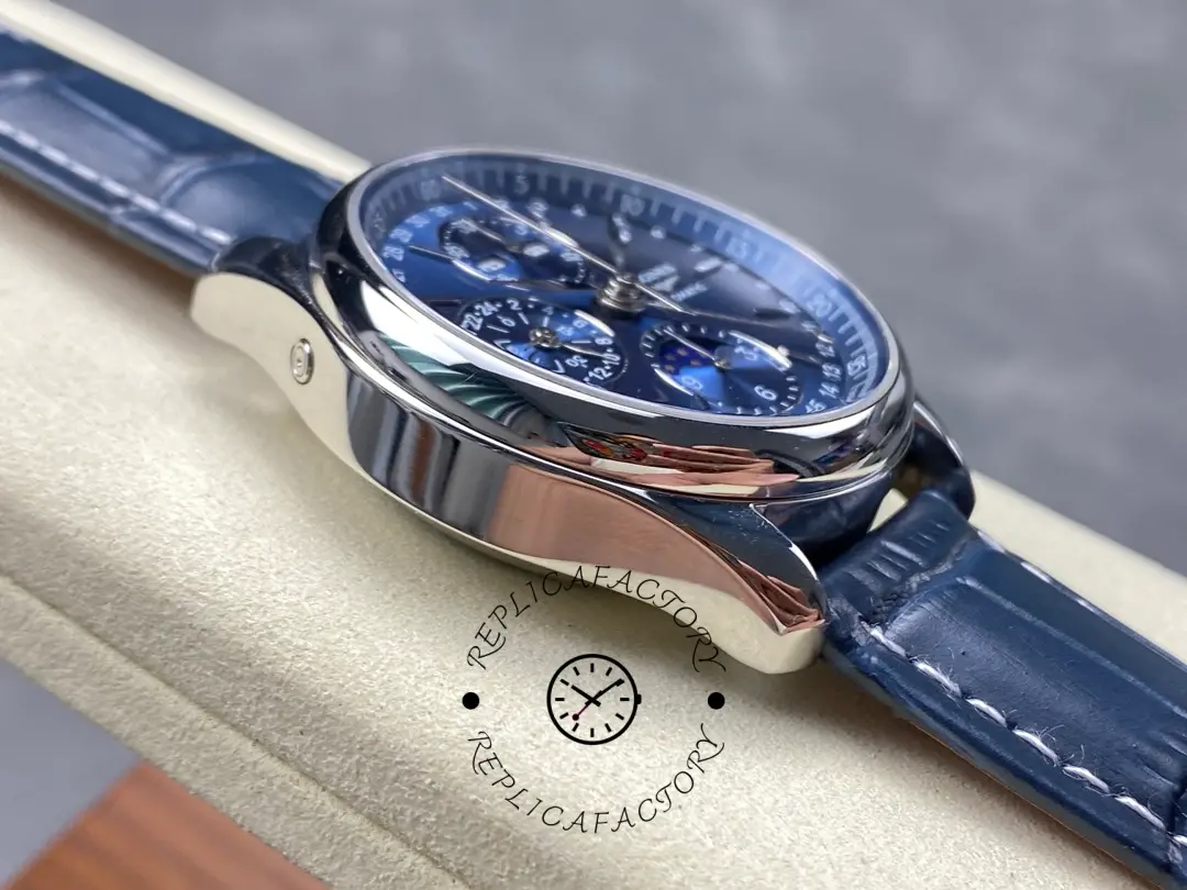 Longines Master Collection 42 Chronograph L2.673.4.92.0 1:1 Clone Blue Strap