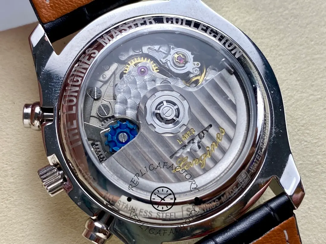Longines L2.673.4.78.3 Master Collection Replica Moonphase Chronograph Arabic 40