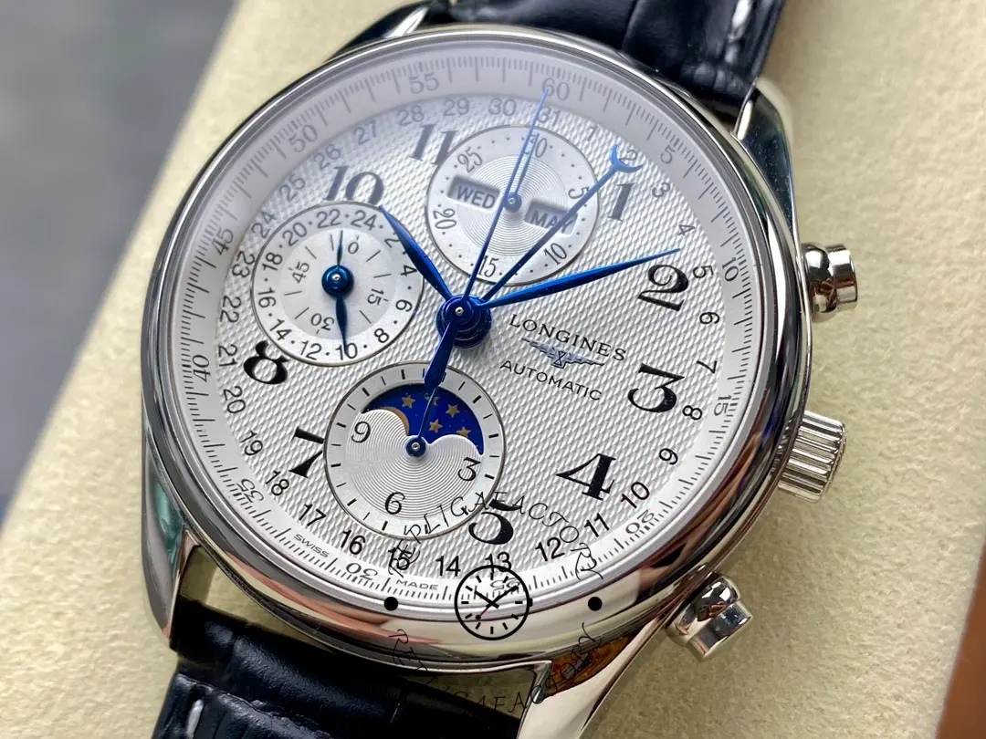 Longines L2.673.4.78.3 Master Collection Replica Moonphase Chronograph Arabic 40