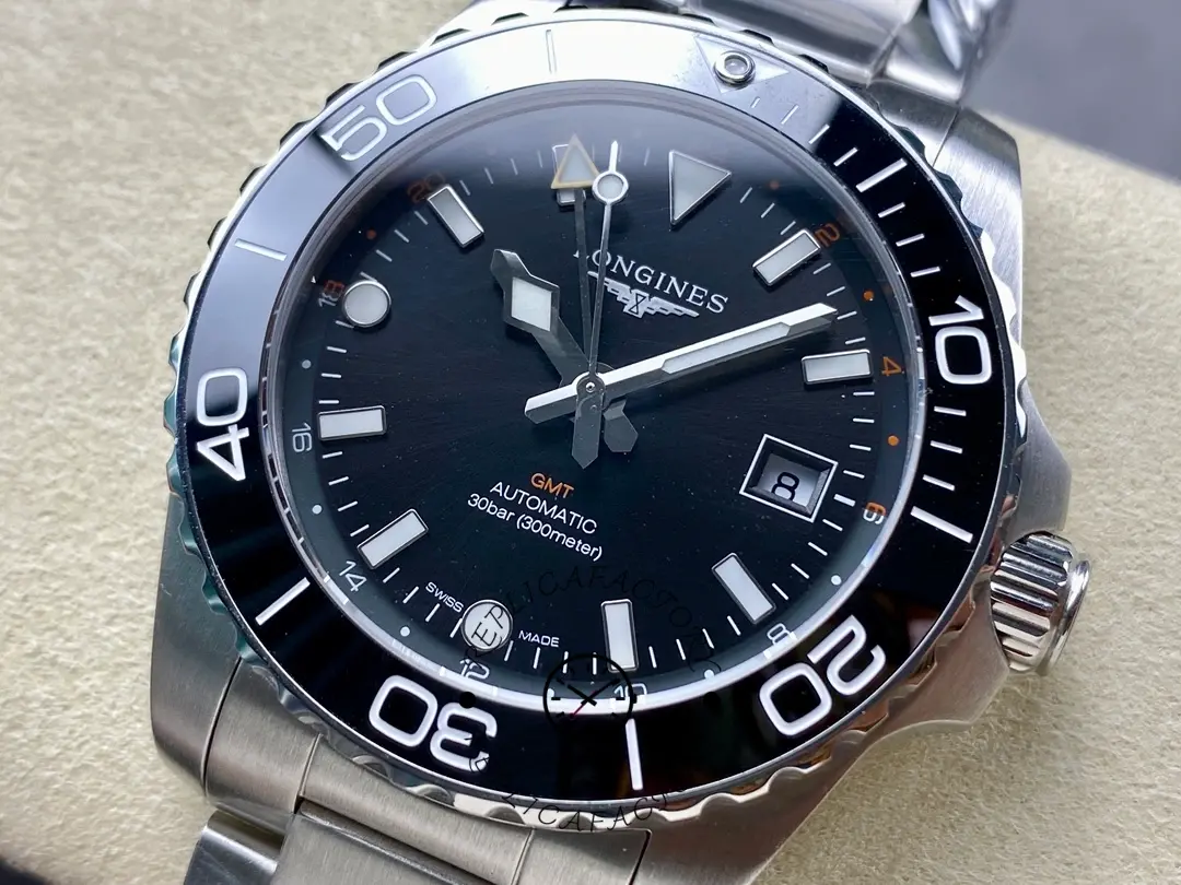 Longines HydroConquest GMT 41 Steel L3.790.4.56.6 Replica Ceramic Bezel