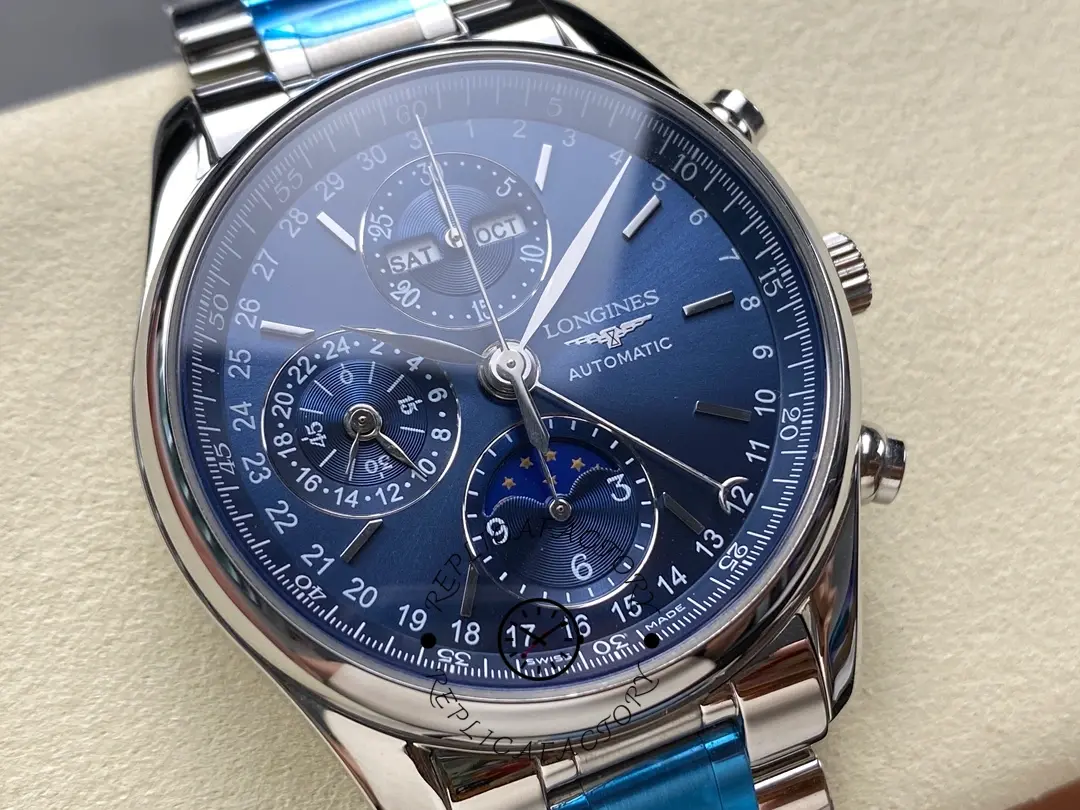 Longines L2.673.4.92.6 Master Collection 40 Stainless Steel 1:1 Clone Blue Dial