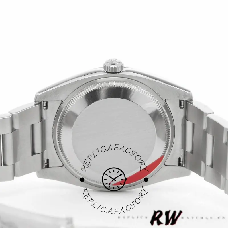 Rolex Oyster Perpetual Air-King 114234 Blue Hour Markers Silver Dial 34mm Unisex replica watch