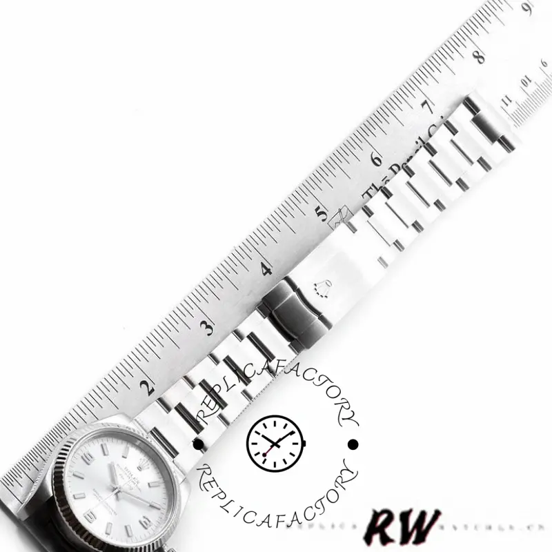 Rolex Oyster Perpetual Air-King 114234 Silver Dial 34mm Unisex Replica Watch