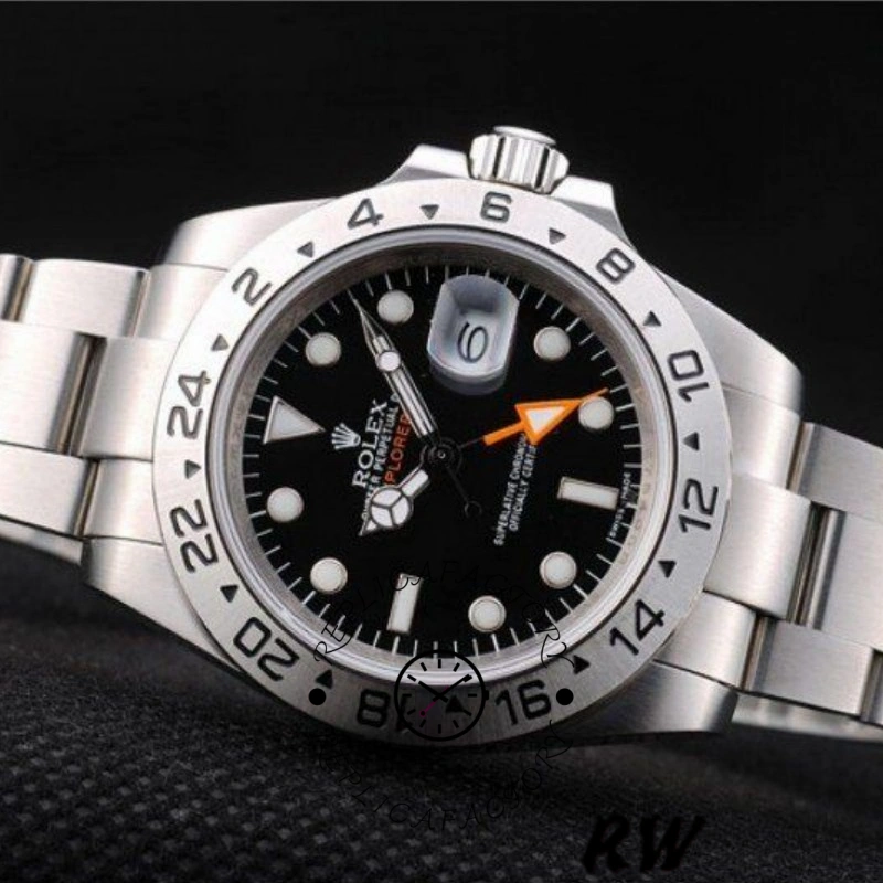 Rolex Explorer REP016820 Stainless Steel Black Dial 40MM Mens Replica Watch