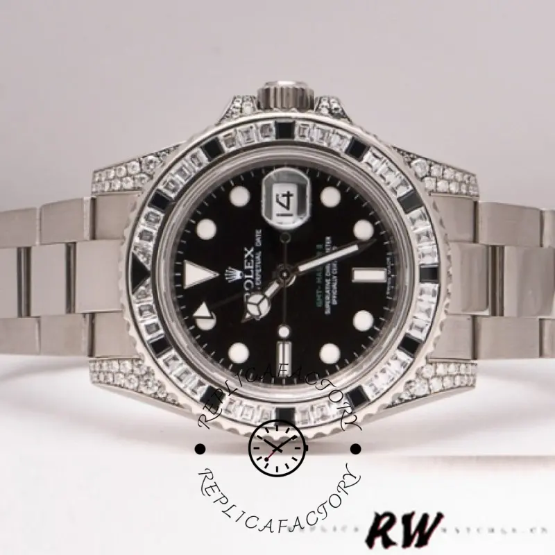 Rolex GMT Master II 116759SANR Black Dial 40mm Mens Replica Watch