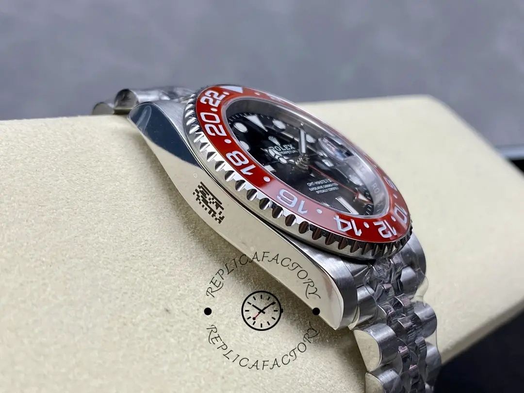 Rolex GMT Master II Pepsi 126710BLRO Jubilee Mint Black Dial 40MM Men's Watch