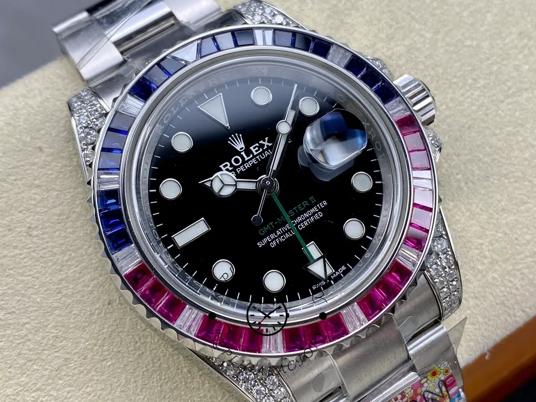 Rolex GMT Master II 116759SA Black Dial 40mm Mens Replica Watch