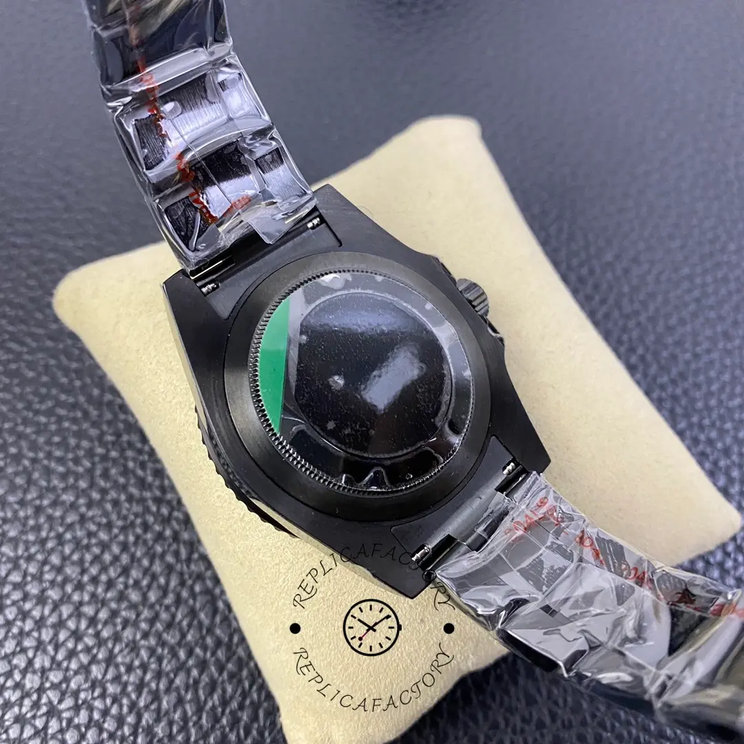 Rolex GMT Master II Black PVD/DLC Coated Black Dial Stainless Steel 16710 Men's Watch