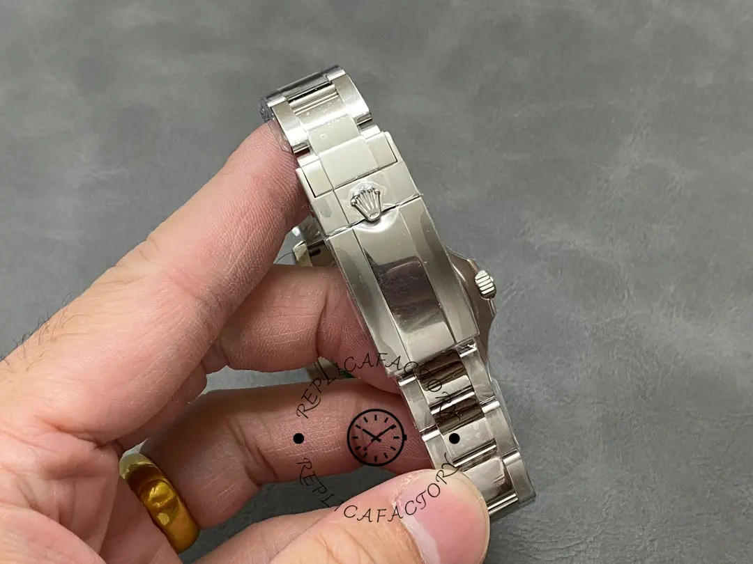 Rolex Yacht-Master 37 Automatic Slate Grey Dial Platinum Bezel Steel M268622 0002 Women's Watch