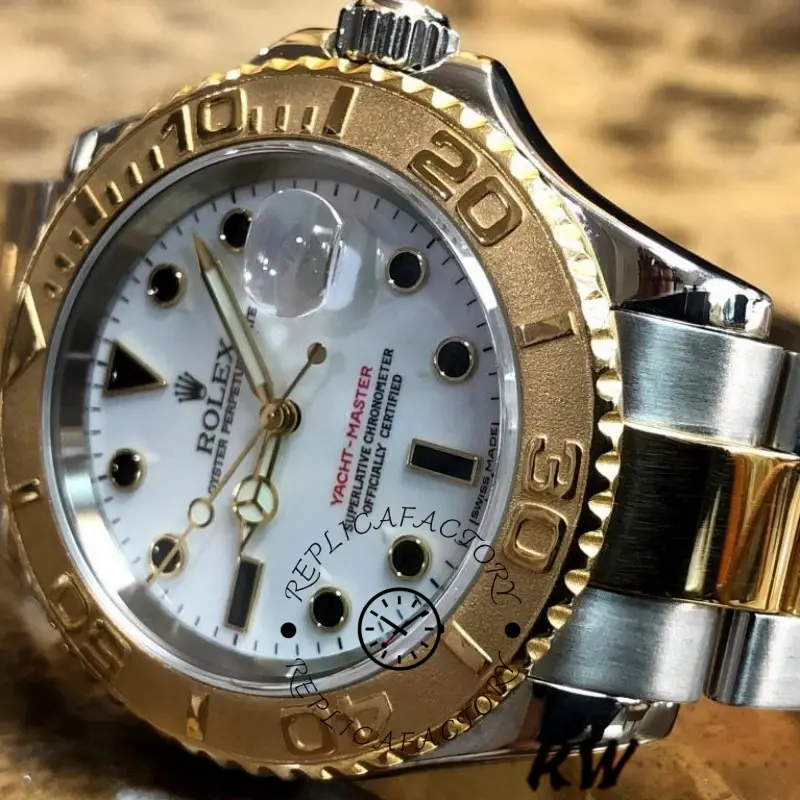Rolex Yacht-Master 16623 Gold Bezel 40mm Mens replica Watch