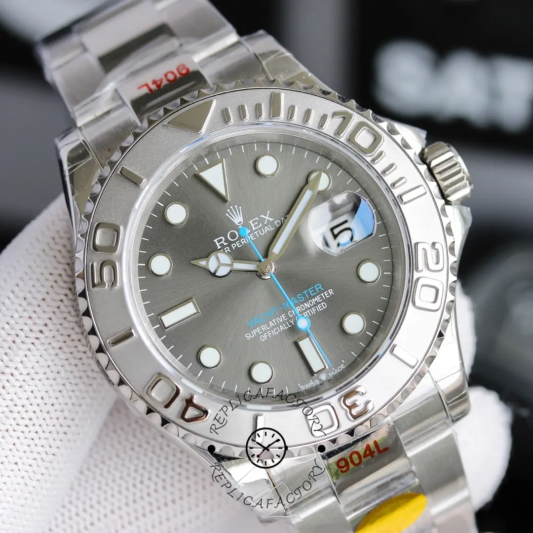 Rolex Yacht-Master 116622 Stainless Steel Grey Dial 40mm Mens Replica Watch
