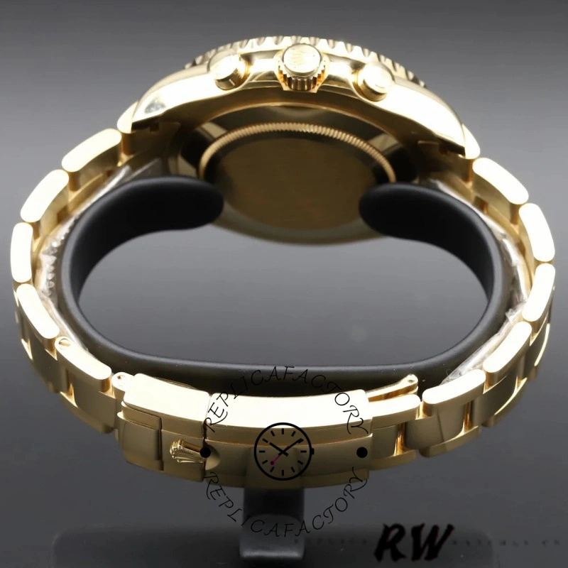 Underside bezel/case profile of Rolex Yacht-Master II 116688 showing the ring and edges.