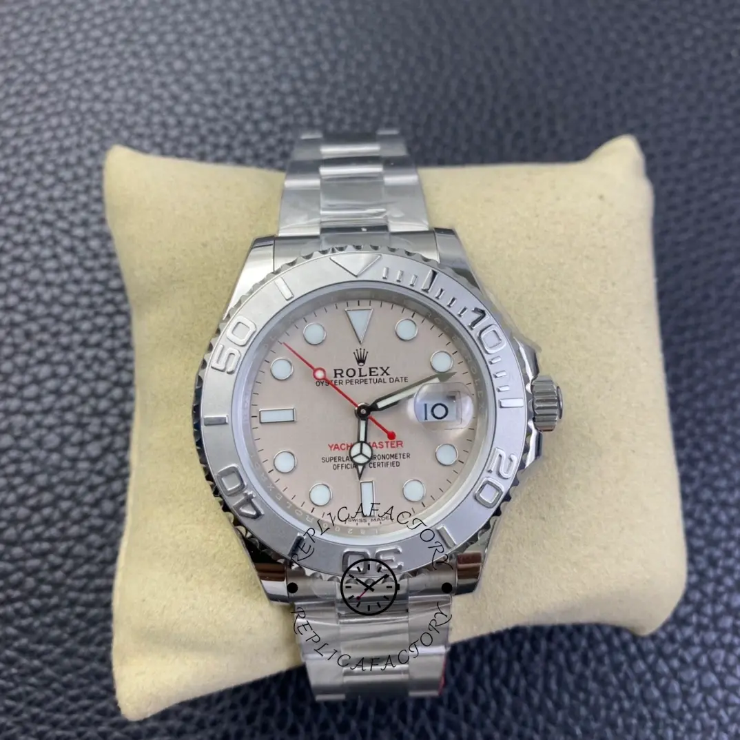 Rolex Yacht-Master 116622 Stainless Steel platinum Dial 40mm Mens Replica Watch