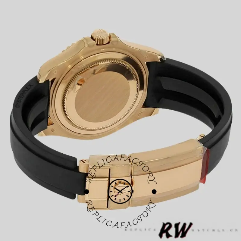 Rolex Yacht-Master 116695 Black Rubber Strap Brown Dial 40MM Mens Replica Watch