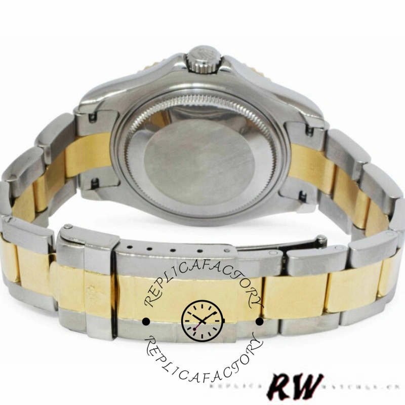 Rolex Yacht-Master 168623 Steel and Gold Blue Dial 35MM Unisex Replica Watch