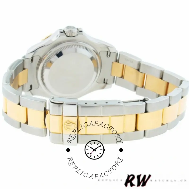 Rolex Yacht-Master 169623 Steel Yellow Gold Champagne Dial 29MM Lady Replica Watch