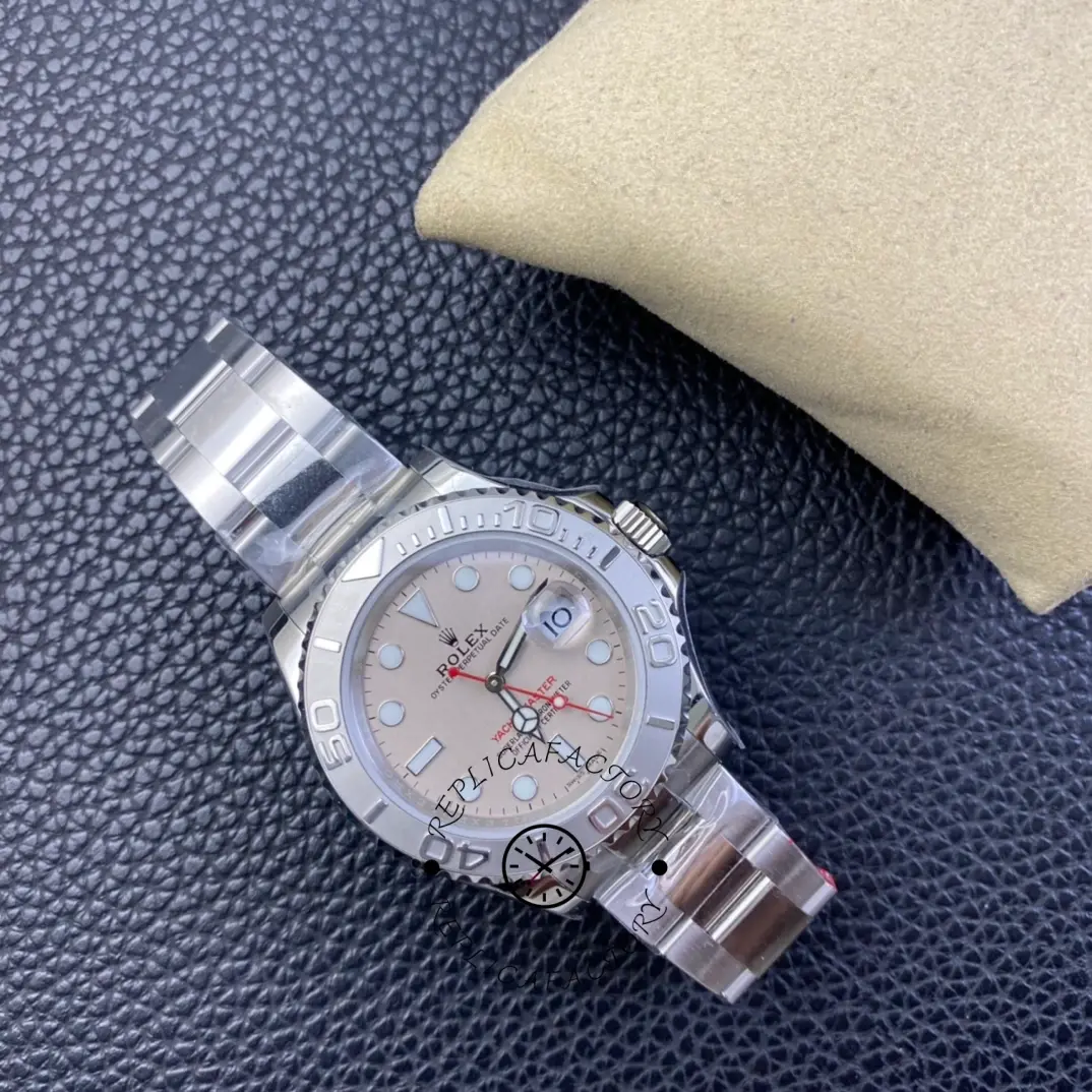 Rolex Yacht-Master 116622 Stainless Steel platinum Dial 40mm Mens Replica Watch