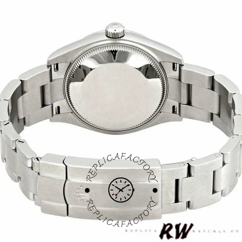 Rolex Oyster Perpetual 177210 Stainless Steel Pink Dial 31mm Lady Replica Watch