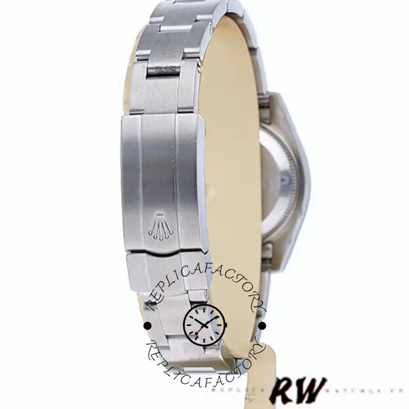 Rolex Oyster Perpetual 176234 Fluted Bezel Black Arabic Dial 26MM Lady Replica Watch