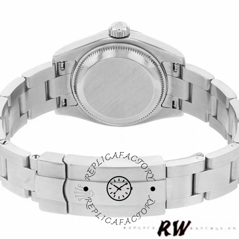 Rolex Oyster Perpetual 176234 Fluted Bezel Blue Dial 26MM Lady Replica Watch