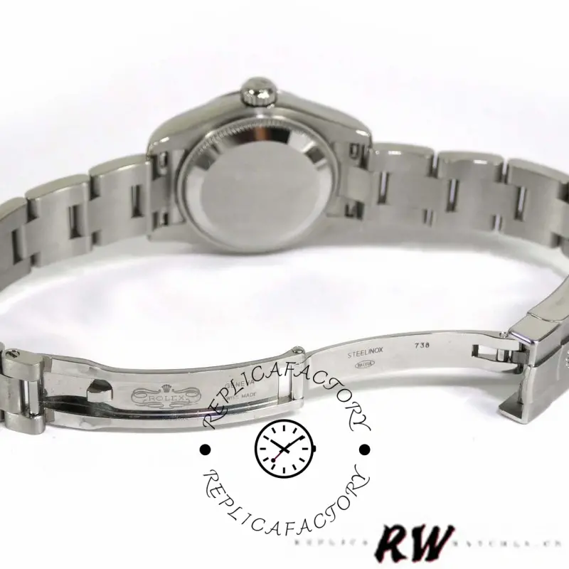 Rolex Oyster Perpetual 176200 Olive Green Dial Oyster Bracelet 26mm Lady Replica Watch