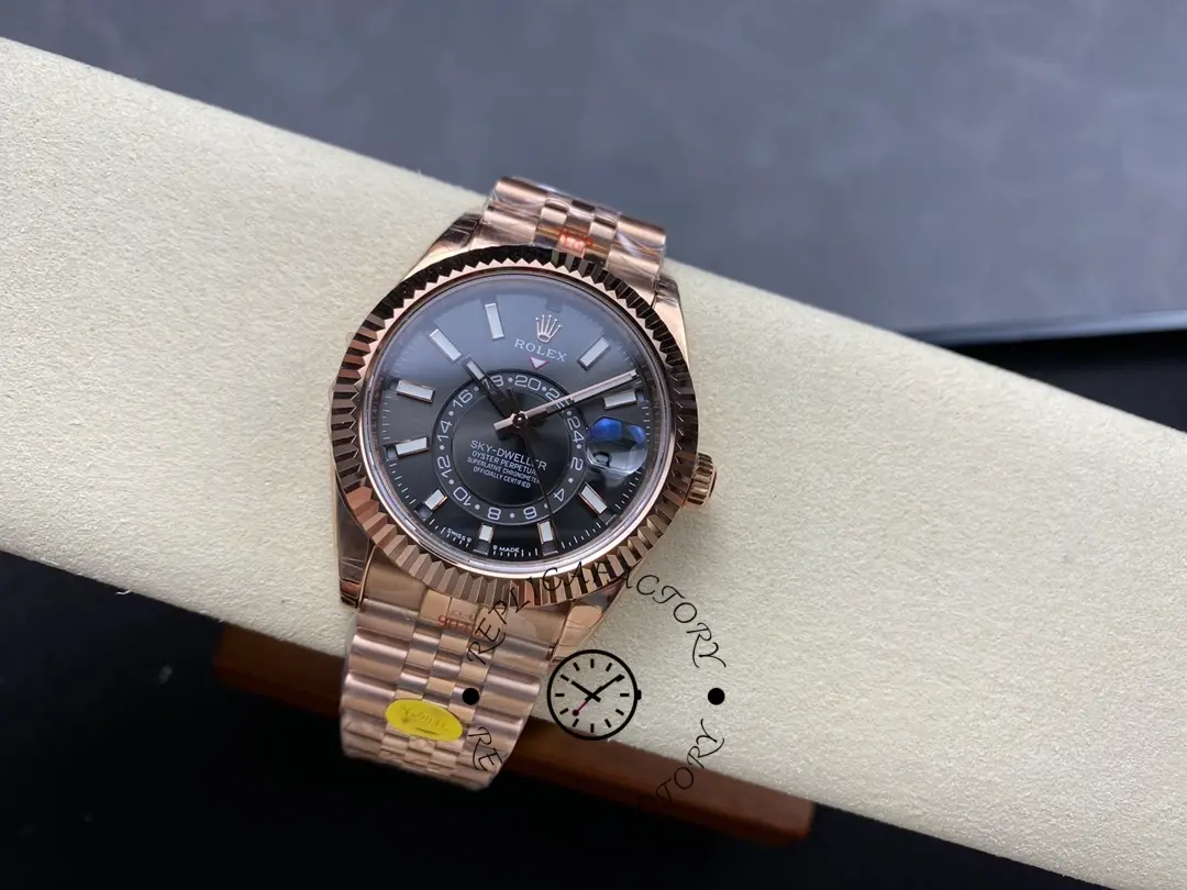 Rolex Sky Dweller 42mm Everose Gold and Slate Grey Dial M336935-0008