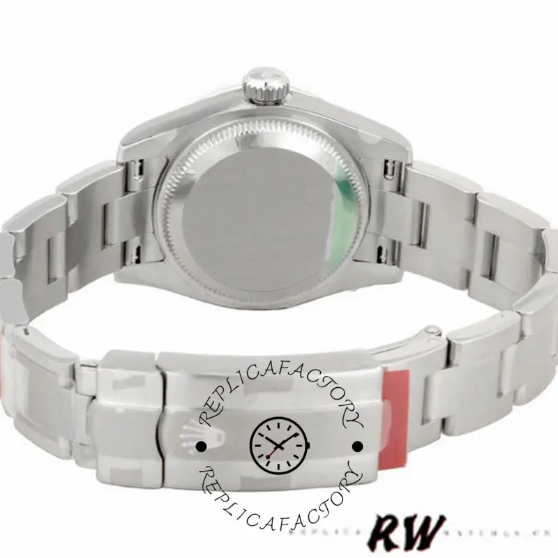 Rolex Oyster Perpetual 176234 Silver Maxi Arabic Dial 26mm Lady Replica Watch