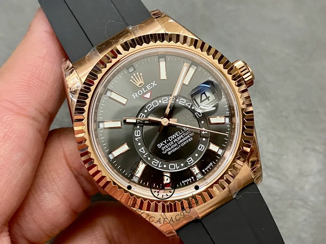 Rolex Sky Dweller 42mm Slate Oysterflex m336235 0004